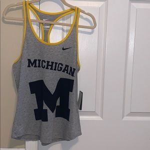 Nike Michigan wolverines tank top